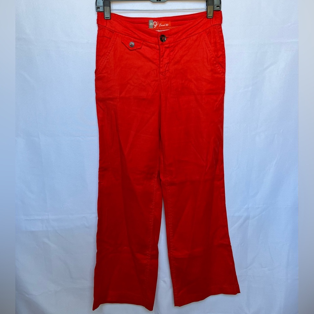 Level 99 Red Flare Pants